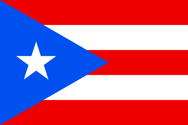 Flag of Puerto Rico.