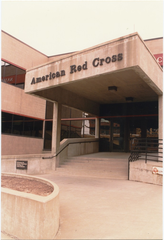 Historic photo of the Red Cross location on Charlotte Ave in Nashville.