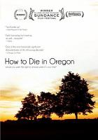 How to Die in Oregon cover