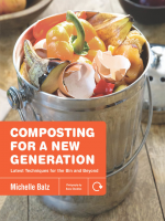 Compost bucket book cover with the words Composting for a new Generation.