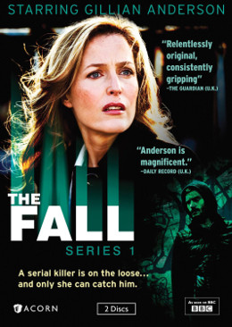 Cover for the TV show "The Fall" starring Gillian Anderson.
