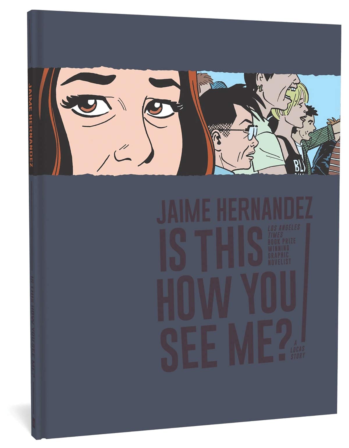 Graphic novel cover titled "Is This How You See Me?" featuring close-up comic illustrations.