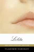 Book cover for Lolita is a close-up of a woman's lips.