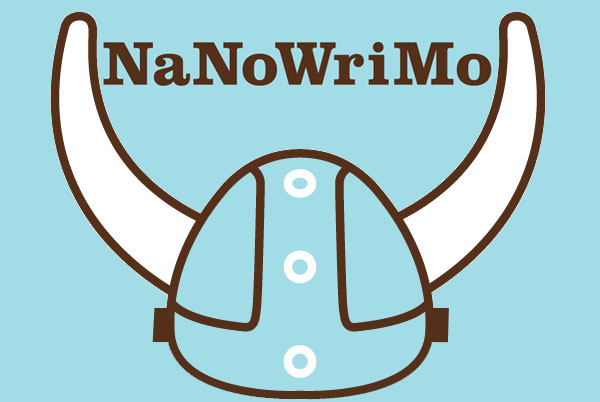 Logo for NaNoWriMo, National Novel Writing Month.