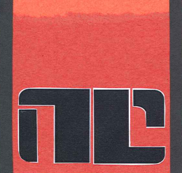 Cover for "non-compliant, vol. 1 & 2" featuring abstract red and pink paper layers behind vertical black bars.