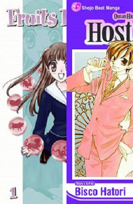 Ouran Fruits book covers