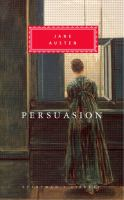 Book cover for Persuasion showing a woman standing at a window.