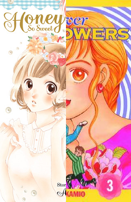 Manga romance covers.