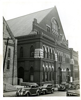 Ryman Auditorium historical photo.