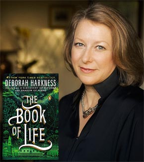 Deborah Harkness with The Book of Life book cover
