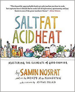 Book cover for "Salt Fat Acid Heat".