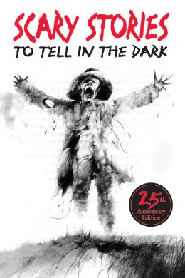 Book cover for "Scary Stories to Tell in the Dark".