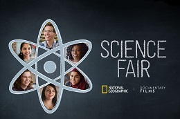 Poster for the documentary "Science Fair" by National Geographic.