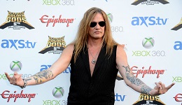 Sebastian Bach the Canadian singer from the band Skid Row.