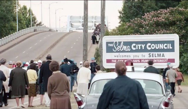 Selma march during Civil Rights era.
