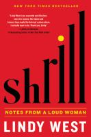 Book cover for "Shrill" by Lindy West.