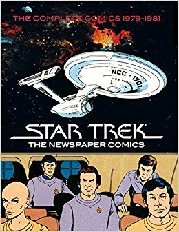 Cover for "Star Trek the newspaper comics" book.