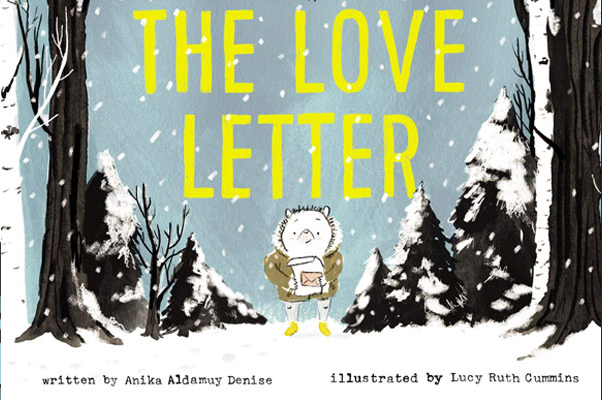 Cover of an illustrated children's book titled The Love Letter.
