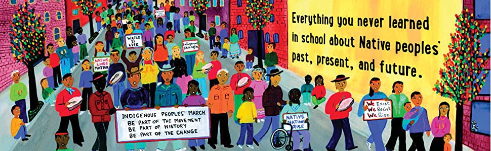 Indigenous people's march illustration. 