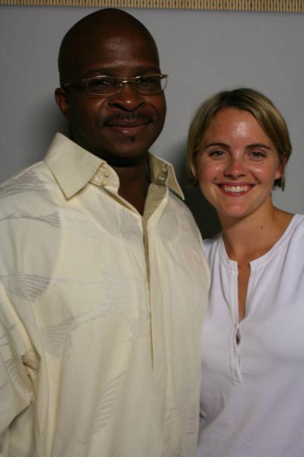 Christopher Hathaway and Facilitator Cynthia Murphy