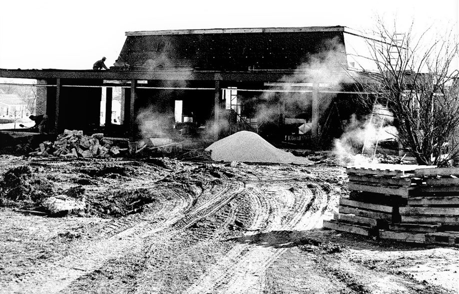 Construction of the original Donelson Branch in the 1960s