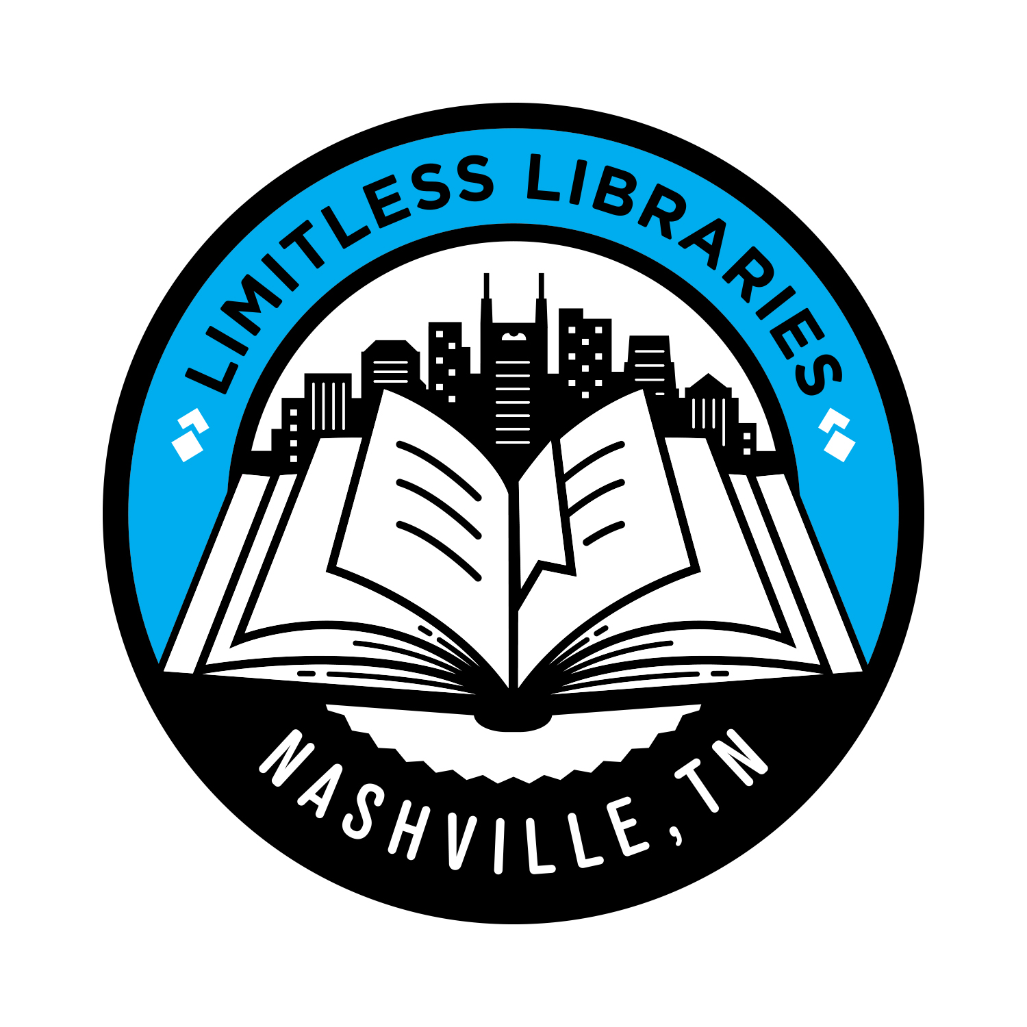 Logo. Limitless Libraries. Nashville TN