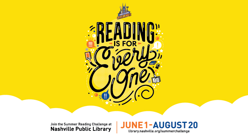 Reading is for Everyone, Summer Challenge is June 1-August 20