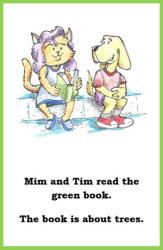 More complex book page with several sentences. 