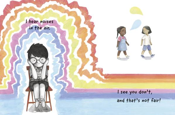 Illustration of child coving their ears.