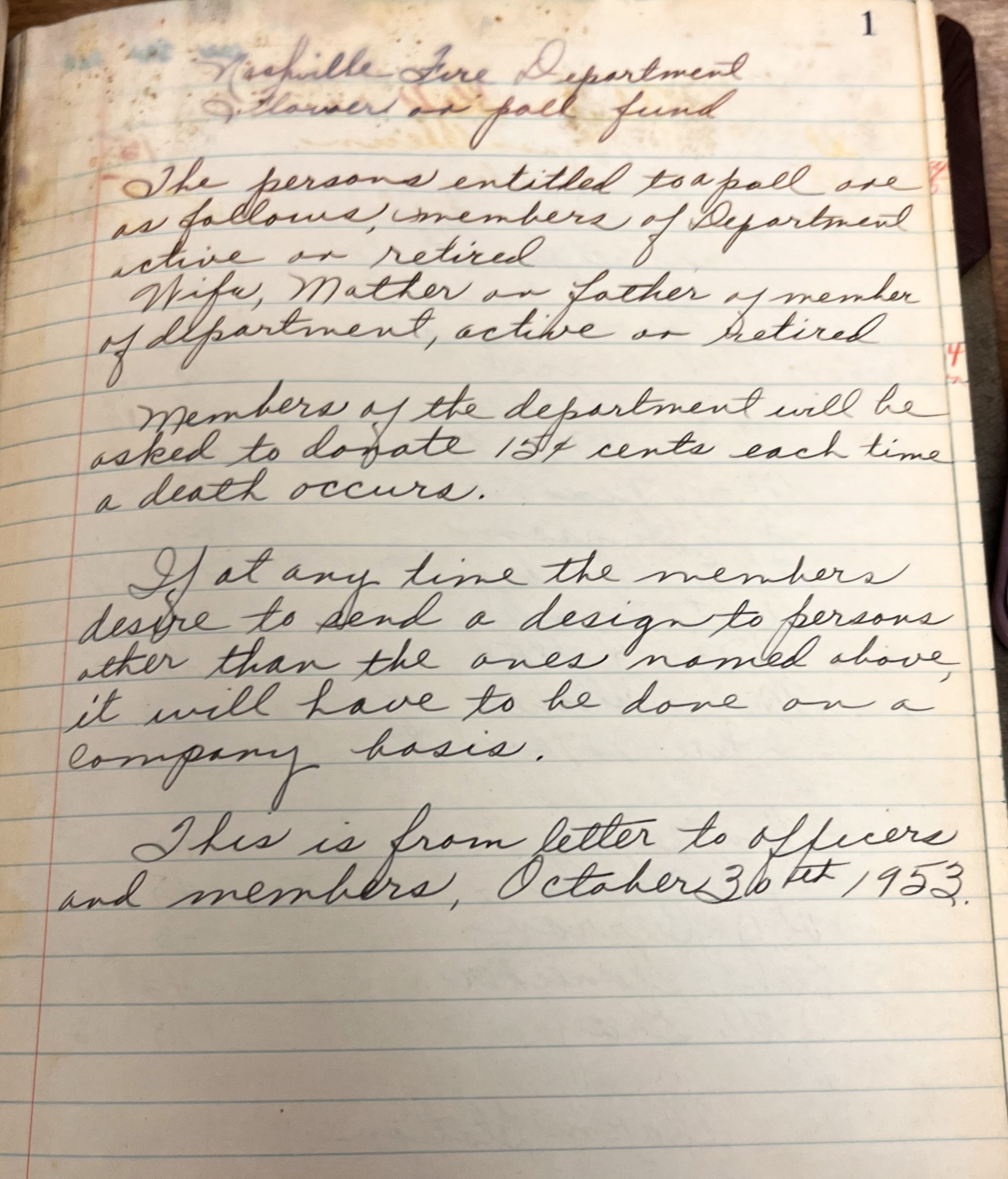 Letter from Collection