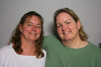 Nora Grasser and Mary Grace Schultz