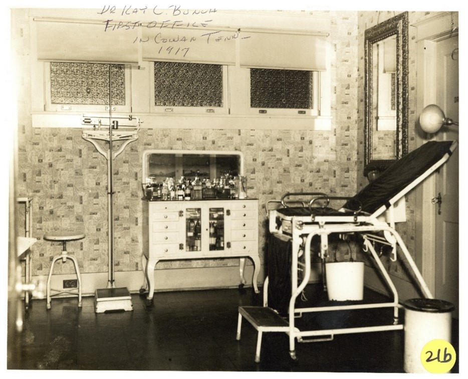 Interior of medical office in Cowan.