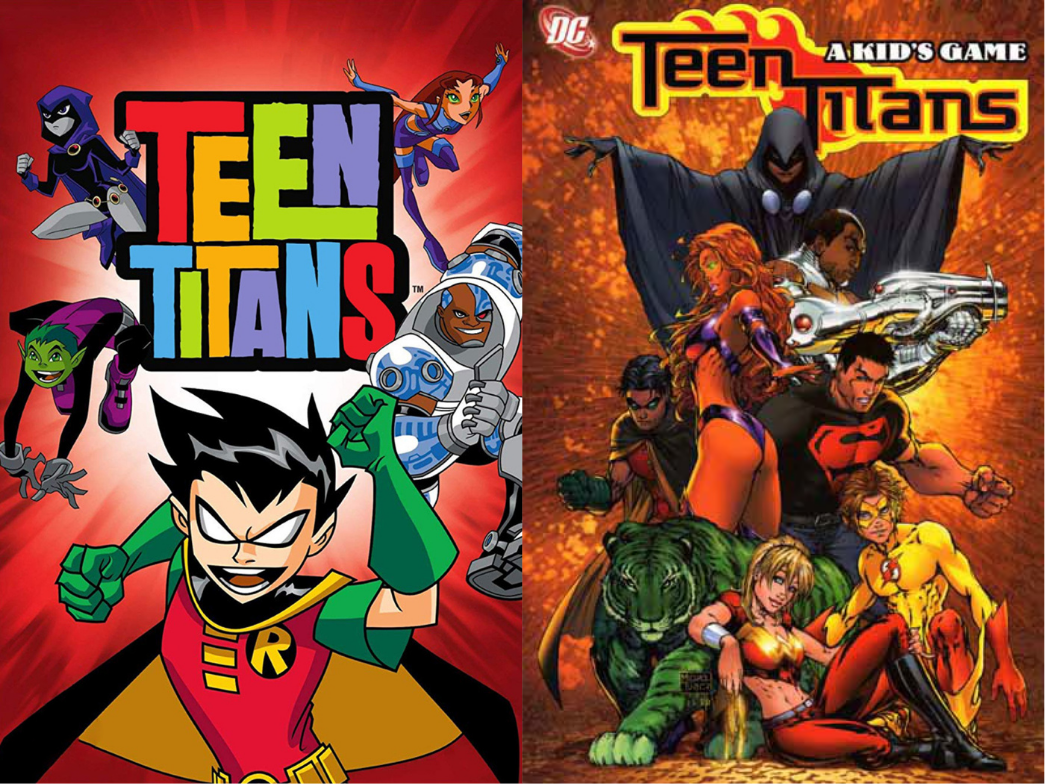 The hit cartoon show and the comic that it came from.