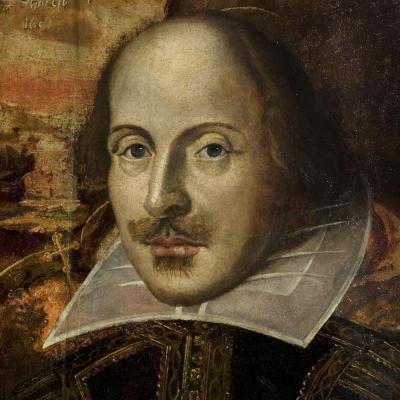 Color portrait of Shakespeare