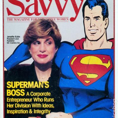 Magazine cover for Savvy from 1984