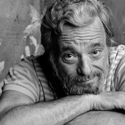 Headshot of Steven Sondheim.