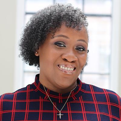 Syreeta, a staff person at the library.