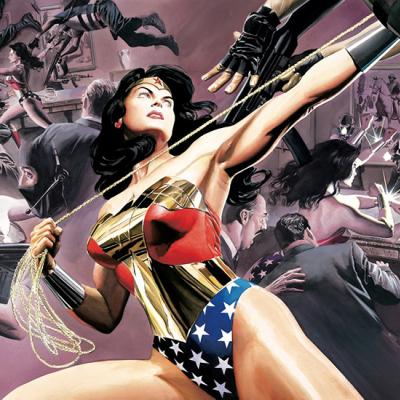 Illustration of Wonder Woman by Alex Ross