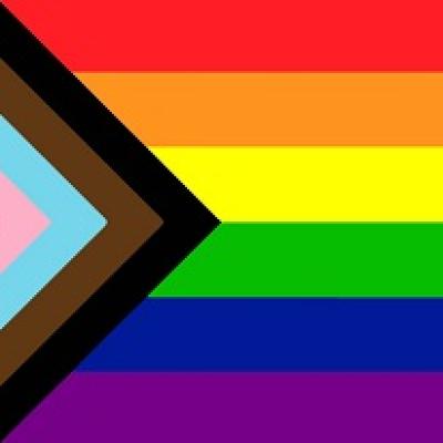 Pride flag.