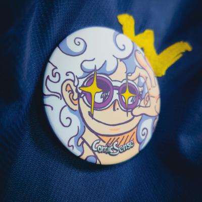 circular button of luffy gear 5