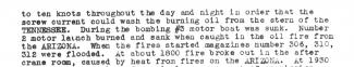 Newspaper clipping from 12/11/41 about the USS Tennessee.