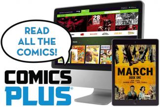 Advertisement. Comics Plus. Read all the comics.