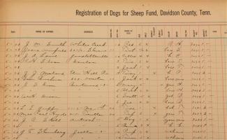 Handwritten ledger from 1902 showing a financial record for "Patrons of Dep. of Gen. Fire Extr. Co." with various names and values listed.