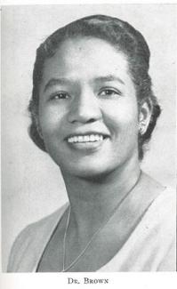 Yearbook photo of Dorothy Brown from Meharry Medical College